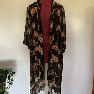 Forever21 small floral kimono